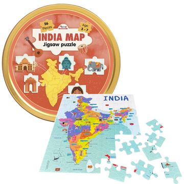 India Map Jigsaw Puzzle 30 pieces