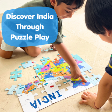 India Map Jigsaw Puzzle 30 pieces