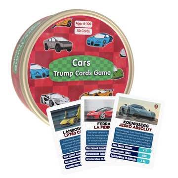 CocoMoco Kids Car Trump Cards Game for Kids